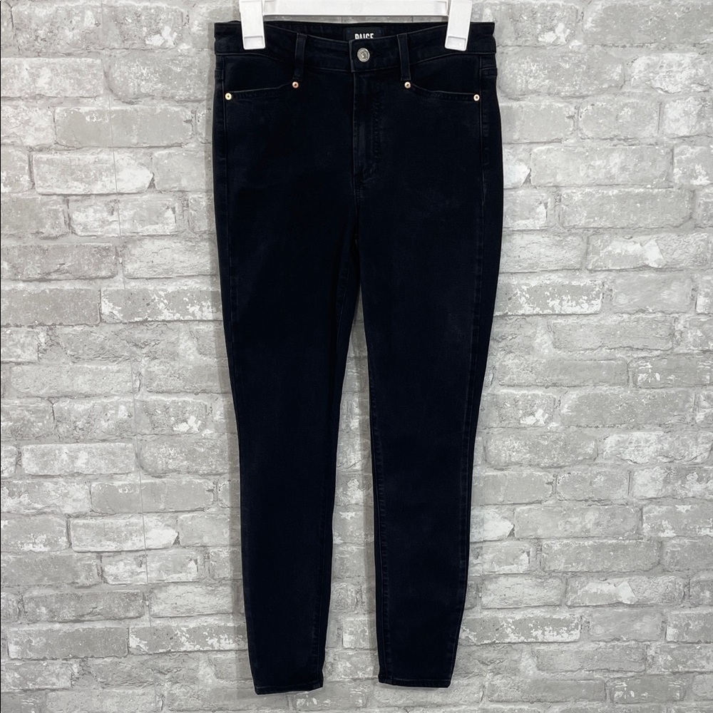 PAIGE Black Hoxton Ankle Skinny Jeans